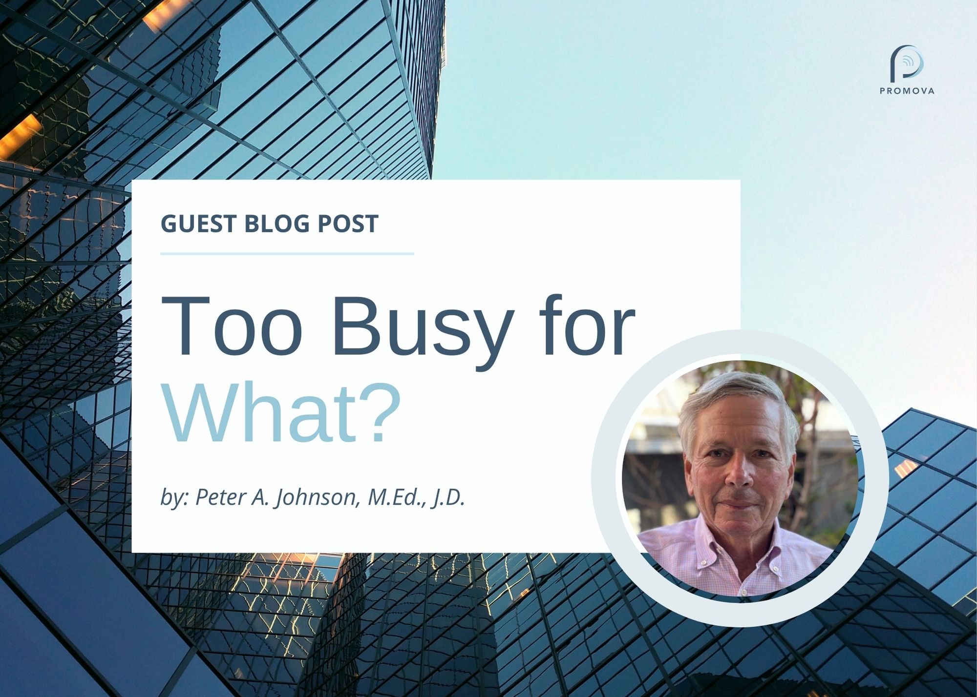 Featured image for “Too Busy for What?”